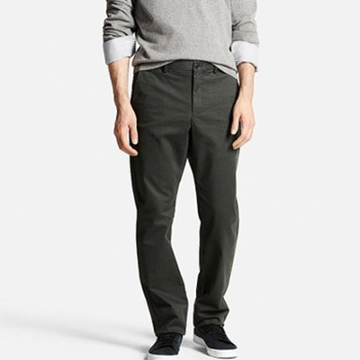 直降！UNIQLO优衣库男装修身无褶长裤172737