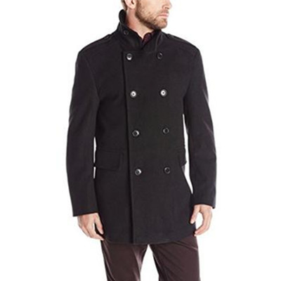 简约大气！KENNETH COLE  REACTION 男款羊毛混纺大衣