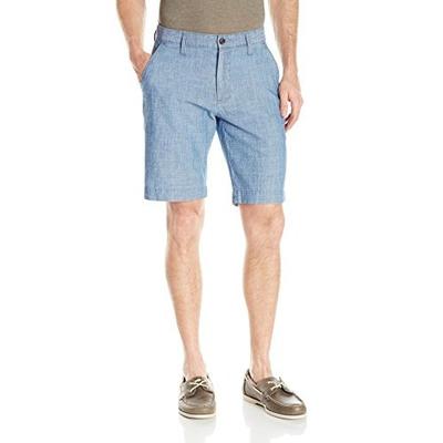 舒适！U.S. Polo Assn. Flat-Front 男士纯棉休闲短裤