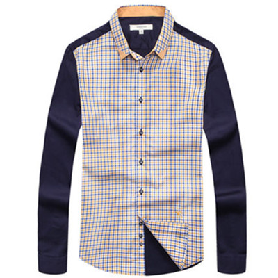 青春活泼！马克华菲格子衬衫7144301081092