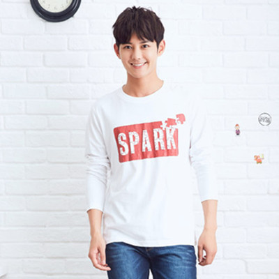 青春活力！美特斯邦威长袖T恤601671