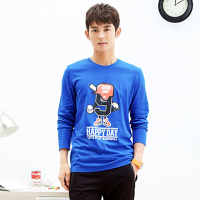 趣味印花！美特斯邦威纯棉韩版汗衫601717