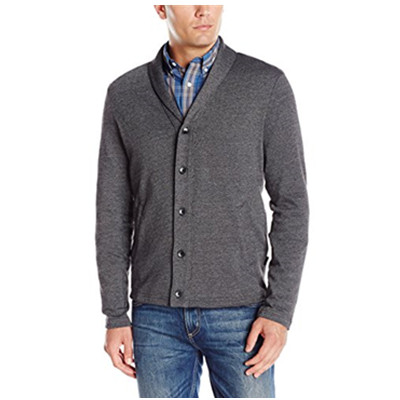 尺码齐全！派瑞&middot;艾力斯Perry Ellis Shawl 男针织开衫