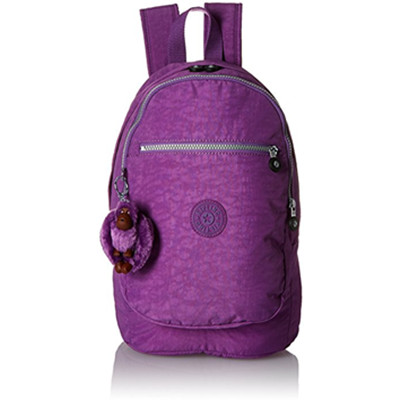 再降！Kipling Challenger II 系列紫色双肩背包