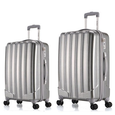 实用有型！Rockland 万向轮拉杆箱套箱 CF185S 月光银