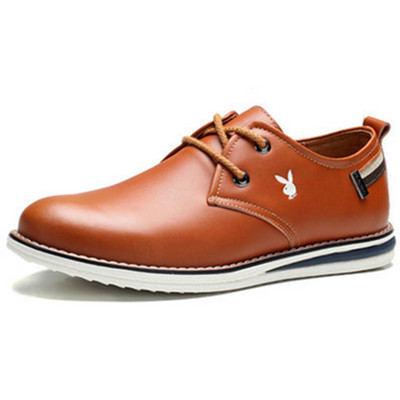 保暖加绒！花花公子休闲皮鞋FY160013