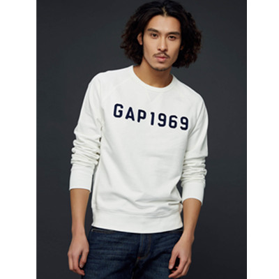 经典徽标！GAP 男式 圆领卫衣 000179935