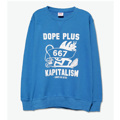 时尚潮流！DPK 667图案圆领套头卫衣