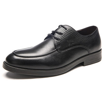 休闲百搭！红蜻蜓真皮男士正装皮鞋WTA65601