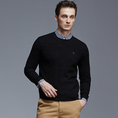 价格不错！啄木鸟男装秋冬打底羊毛衫65712040
