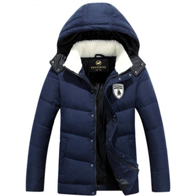 修身保暖！富贵鸟男装冬季加绒棉袄16022FG4013