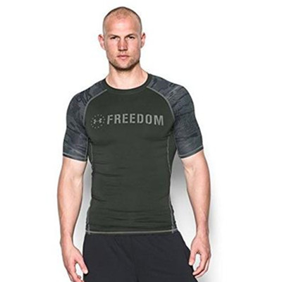 钢铁盔甲！Under Armour freedom紧身短袖