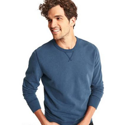 双11预售！Gap全棉毛圈纯色圆领卫衣199762-1