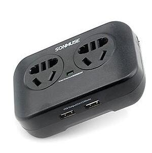 便携实用！SONMUSE 声缪斯 双USB充电转换器 插座