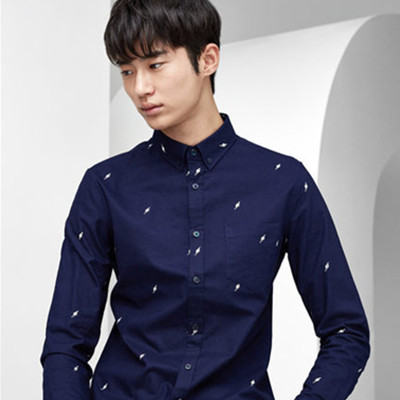 双11预售！GXG男士斯文修身衬衫#64803010