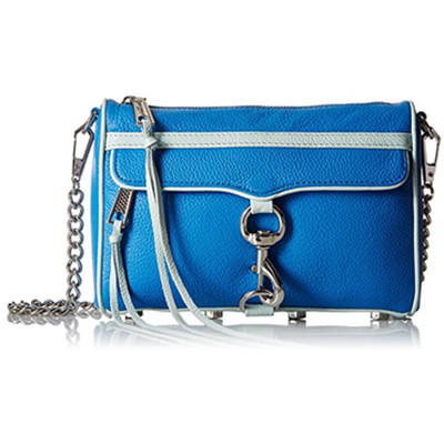 街拍必备潮包！Rebecca Minkoff 女士真皮斜挎包