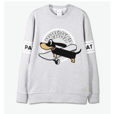 应季单品！pancoat 趣味腊肠犬印花圆领卫衣