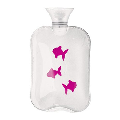 送礼精选！fashy费许 漂浮的小鱼热水袋 透明色2.0L