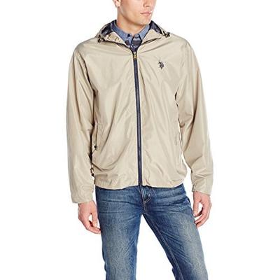 低价！U.S. Polo Assn. Windbreaker 男款连帽风衣