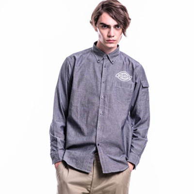 双11预售！Dickies冬新贴袋LOGO印花衬衣163M20EC06