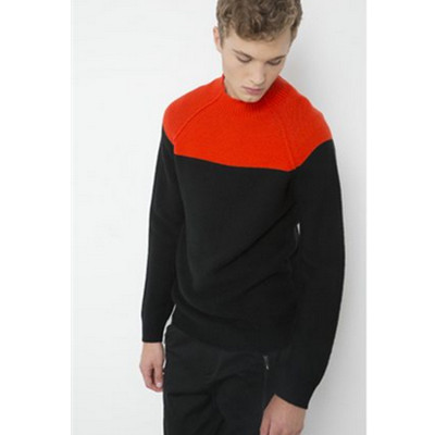 双11预售！C＆A男式撞色拼接毛衣CA200184435