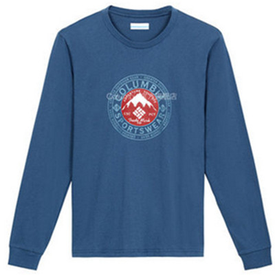 双11预售！Columbia哥伦比亚男户外印花圆领长袖T恤JE1447