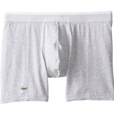 透气舒适！法国鳄鱼Lacoste 男Boxer Brief平角内裤 2条装