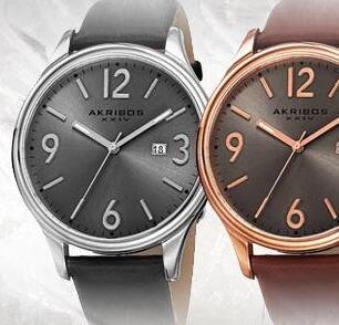 四种配色！Akribos XXIV 石英男士手表 AK869