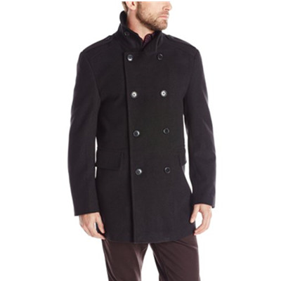 成熟稳重！Kenneth Cole 肯尼斯柯尔男款羊毛混纺大衣