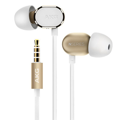 高端时尚！AKG N20 立体声音乐入耳式耳机 金色