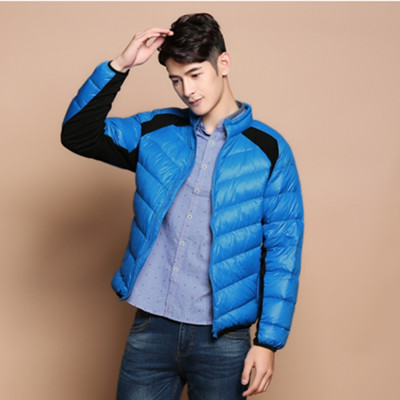 双11预售！真维斯男士保暖折叠便携立领羽绒外套54-123005