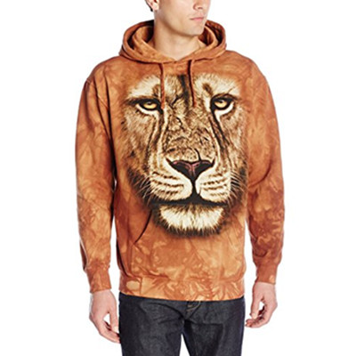 个性十足！The Mountain创意立体 狮子 男连帽卫衣