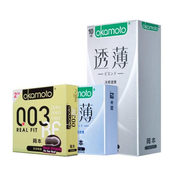 紧密贴合！冈本 避孕套 超薄安全套 组合装15片