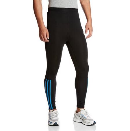 透气贴身！adidas 阿迪达斯 跑步紧身裤 AX6526