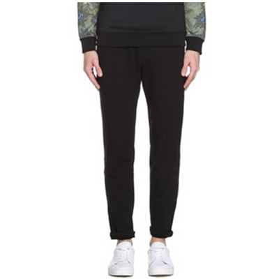 双11预售！Trendiano棉质拼接纯色休闲长裤3HC106337E