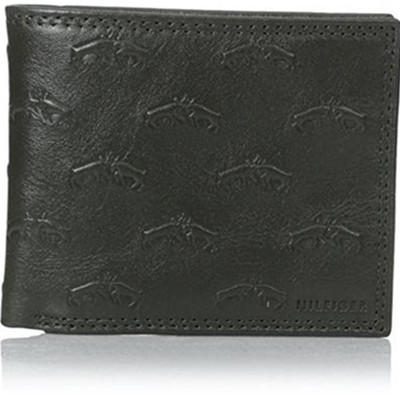三色可选！Tommy Hilfiger Herbert男士真皮钱包
