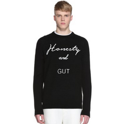 双11预售！TRENDIANO潮流字母套头针织衫3HC303505P