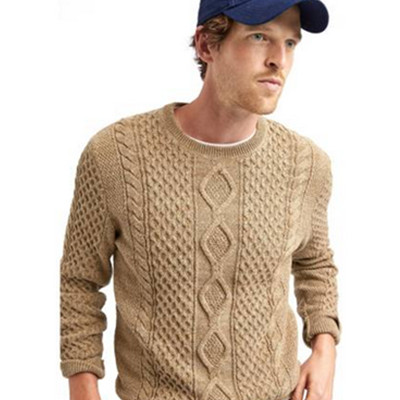 双11预售！Gap扭花麻花粗棒针织衫353418