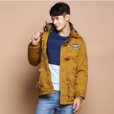 双11预售！真维斯男士韩版青年军旅风冬季棉服55-122010