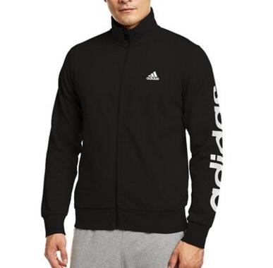 简约运动风！adidas阿迪达斯 针织茄克 AY3757