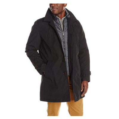 拉风型男！Tommy Hilfiger 男士冬季长款风衣