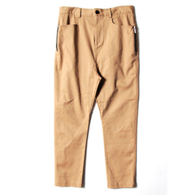 休闲百搭！STAGE PANTS弹性贴带休闲裤