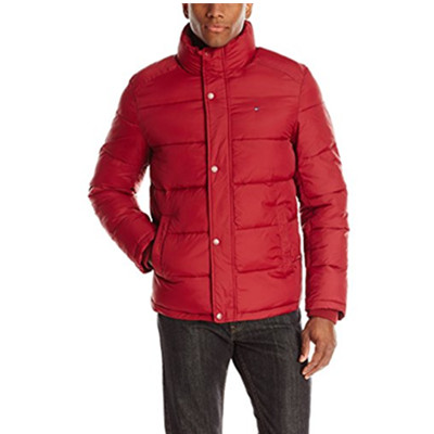 多色可选！Tommy Hilfiger Nylon Puffer 男士棉服