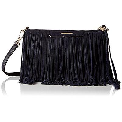 荔枝纹！Rebecca Minkoff Finn 女士流苏斜挎包
