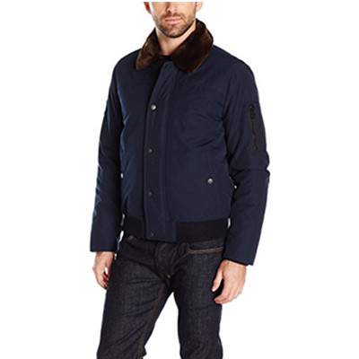 两色可选！Tommy Hilfiger 男士保暖棉服 带毛领