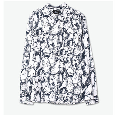 潮流有型！stussy 花纹衬衫