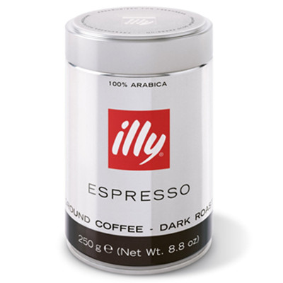 经典香浓！ILLY意利浓缩咖啡粉(深度烘焙)250g*2