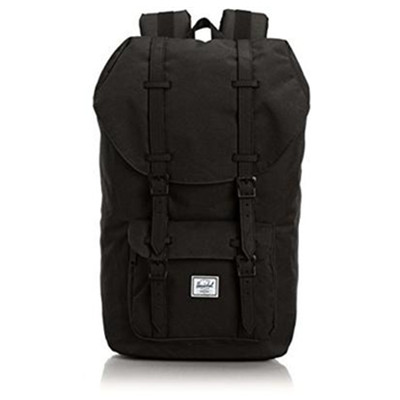 休闲时尚！Herschel Supply Co. Little黑色双肩背包