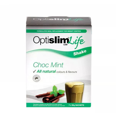 边吃边瘦！Optislim Life 薄荷味代餐奶昔 50克 7包/盒