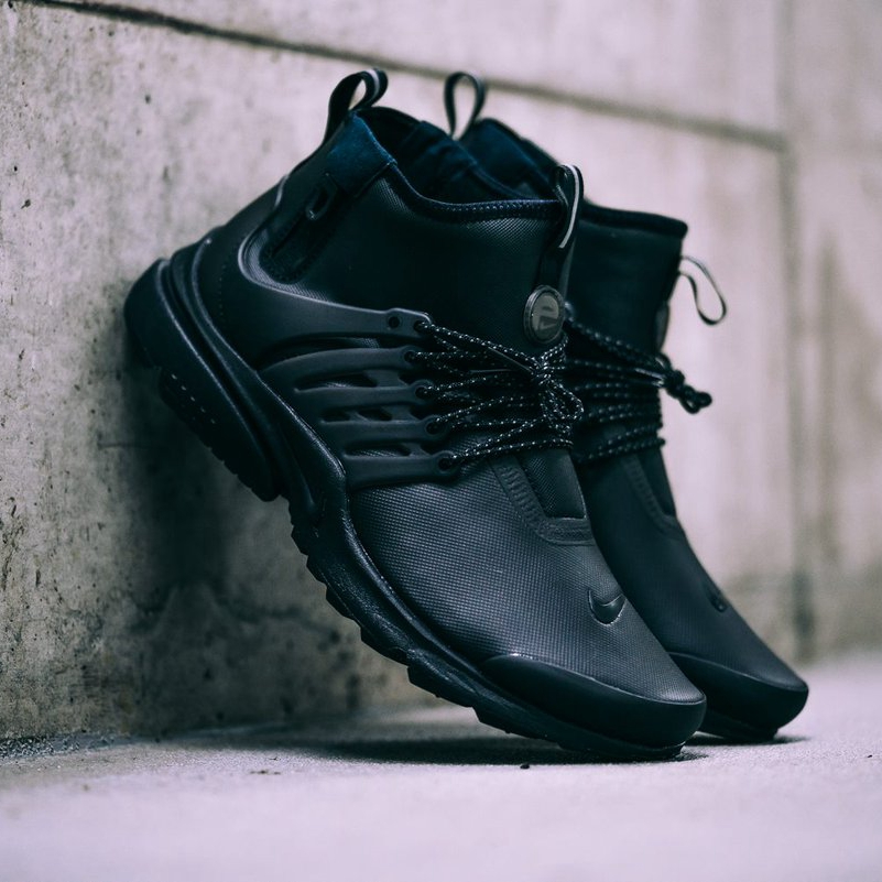 小黑鞋！Nike Air Presto Mid Utility